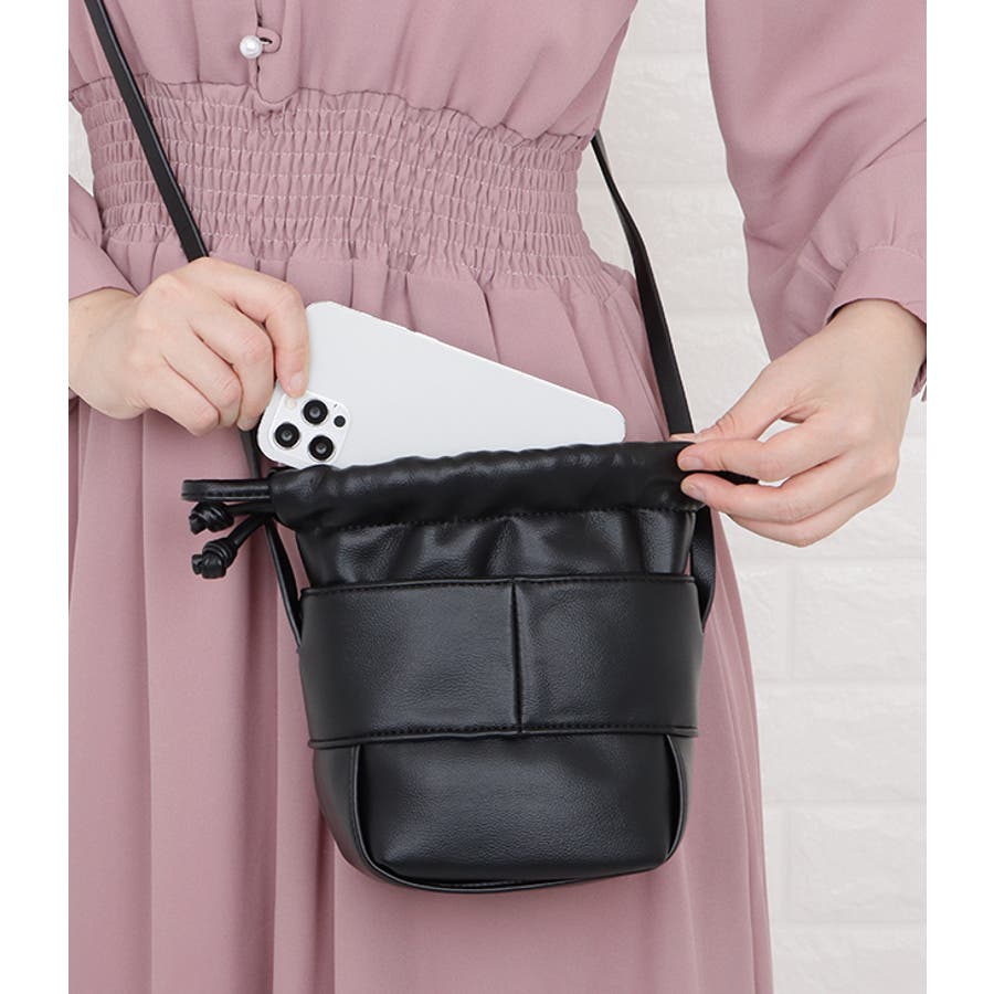 巾着バッグ ミニショルダーバッグ ポシェット[品番：LCLW0003971