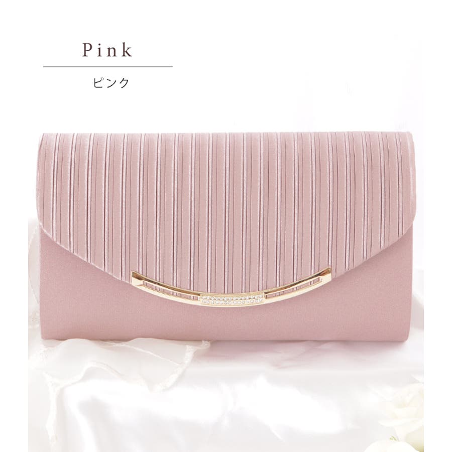 LUDLOW ピンクビッグクラッチバッグ☆メ31