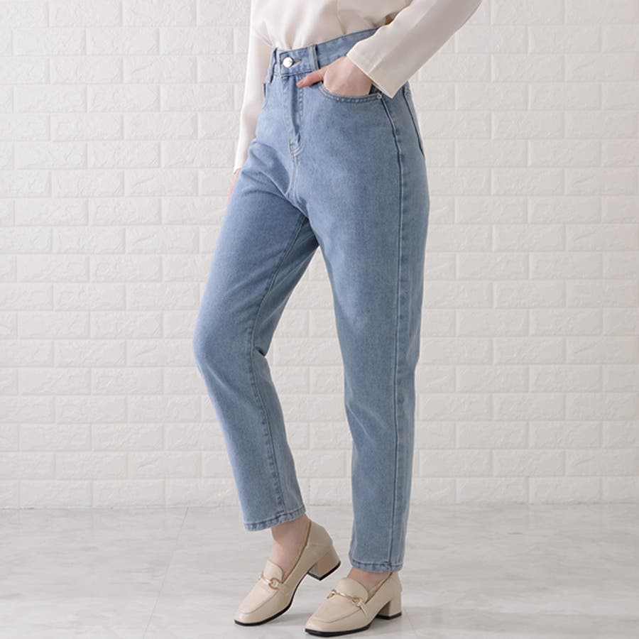 サルエル風シルエットデニムパンツ 女性 レディース[品番