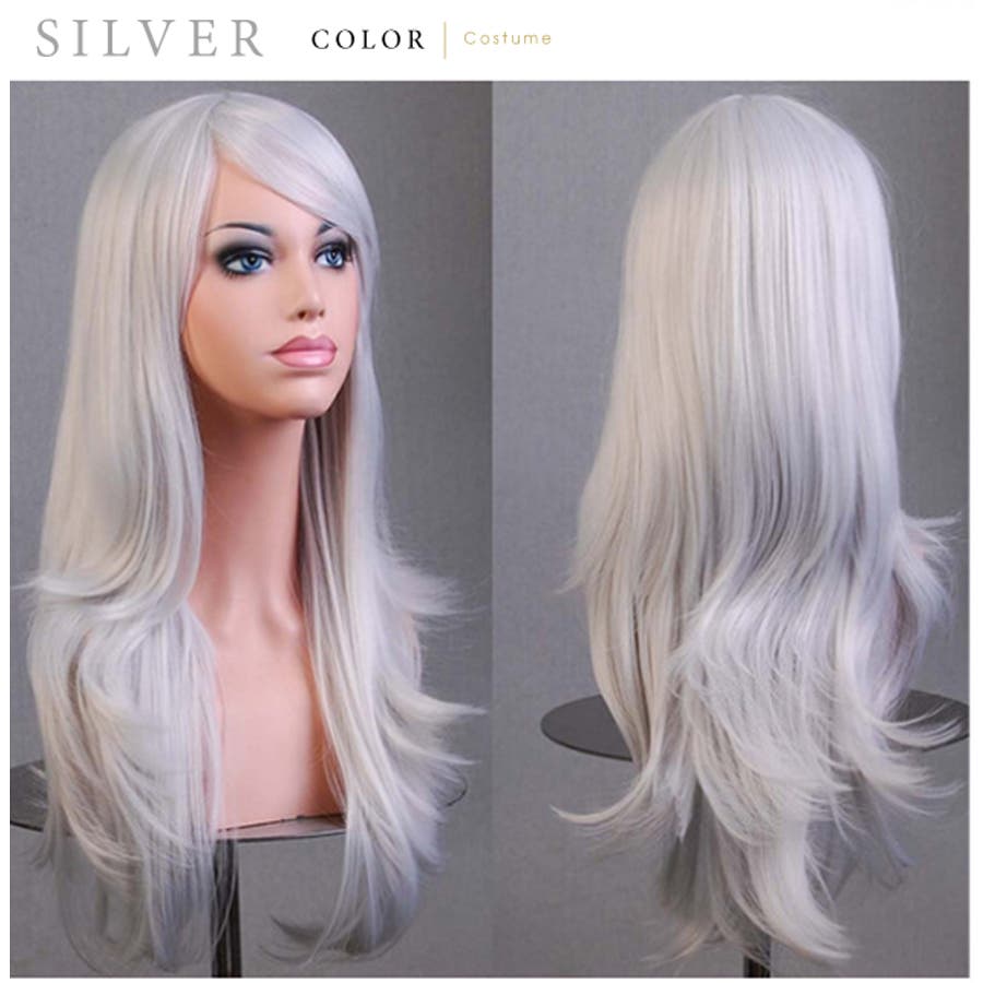 カラーウィッグ 巻き髪 ウェーブ[品番：LCLW0000288]｜レース