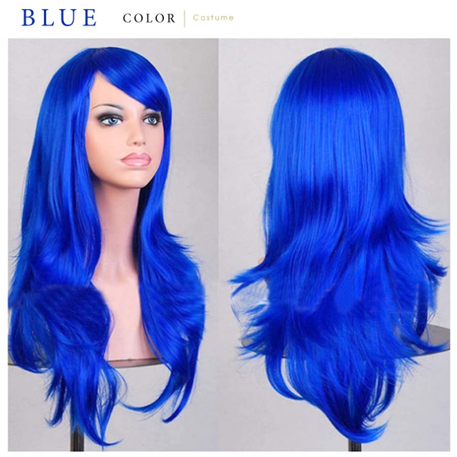 カラーウィッグ 巻き髪 ウェーブ[品番：LCLW0000288]｜レース