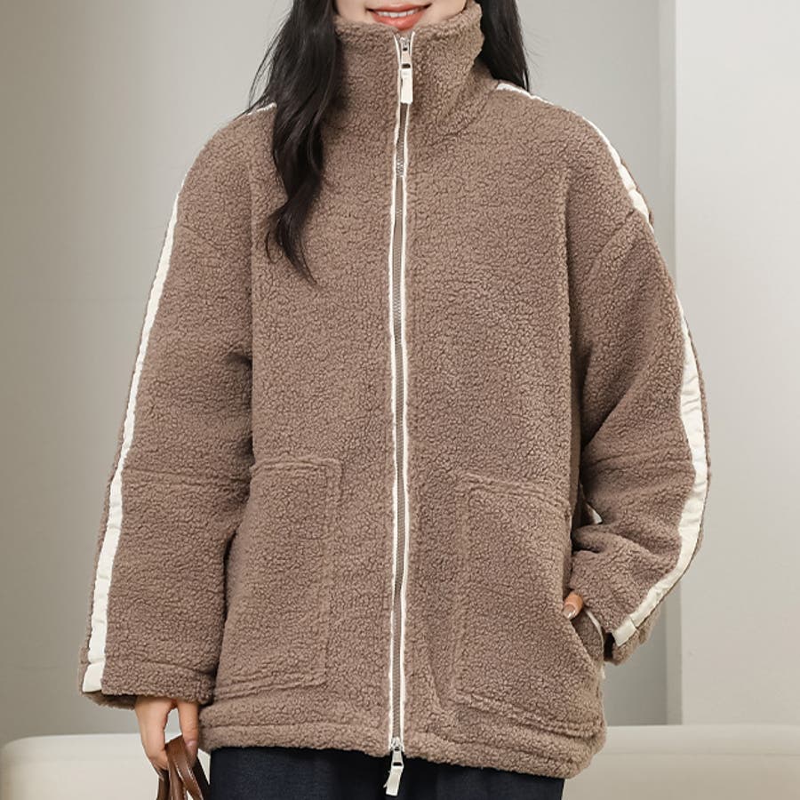 LIDNM（リドム）の「OVERSIZED BOA OUTER（ブルゾン）」 - WEAR