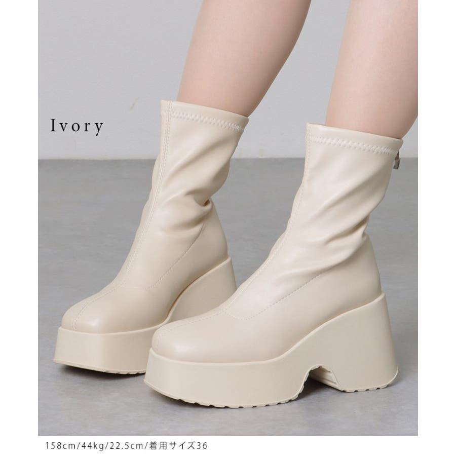 バックファスナー ベーシック 厚底[品番：LCLW0007930]｜レースレディース  （レースレディース）のレディースファッション通販｜SHOPLIST（ショップリスト）