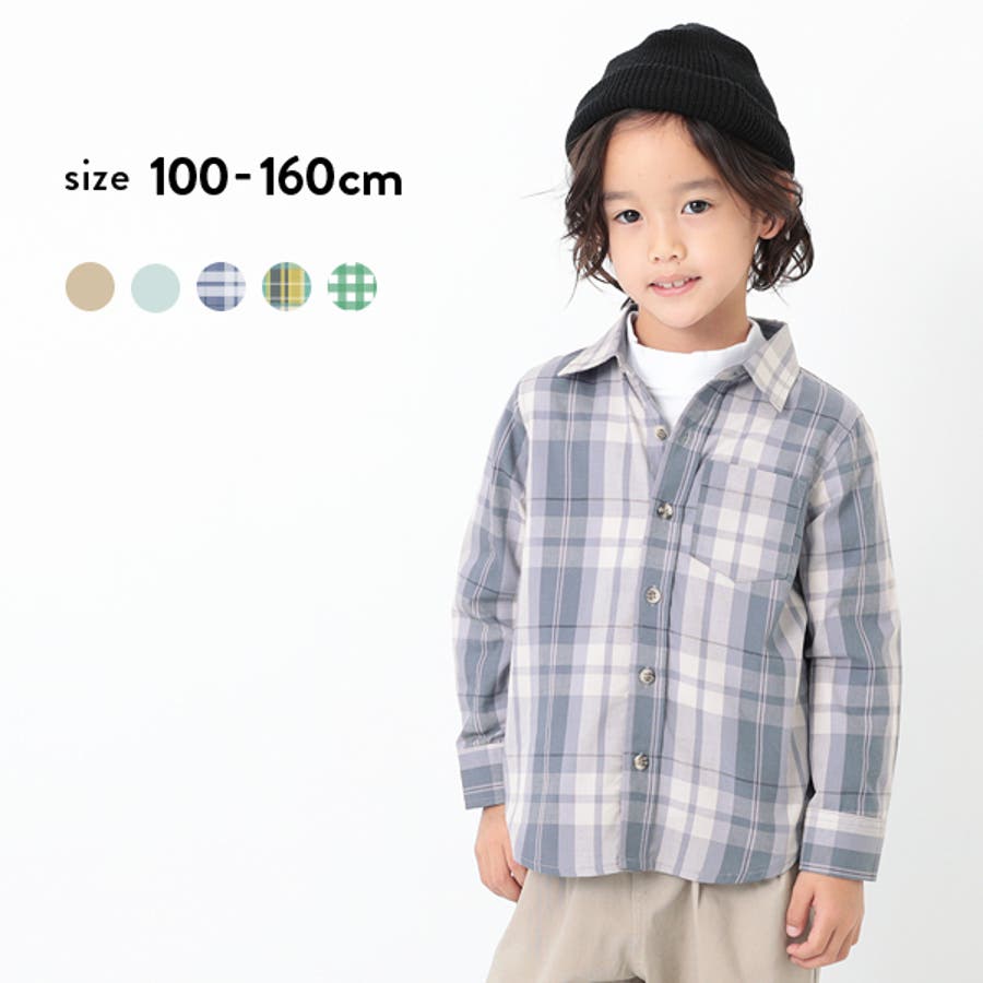 長袖シャツ 子供服 キッズ 男の子 女の子 シャツ トップス 品番 Vr Devirock デビロック のキッズファッション 通販 Shoplist ショップリスト