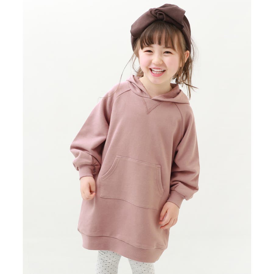 ガゼットパーカー スウェットワンピース 子供服[品番：VR000009500]｜devirock（デビロック ）のキッズファッション通販｜SHOPLIST（ショップリスト）