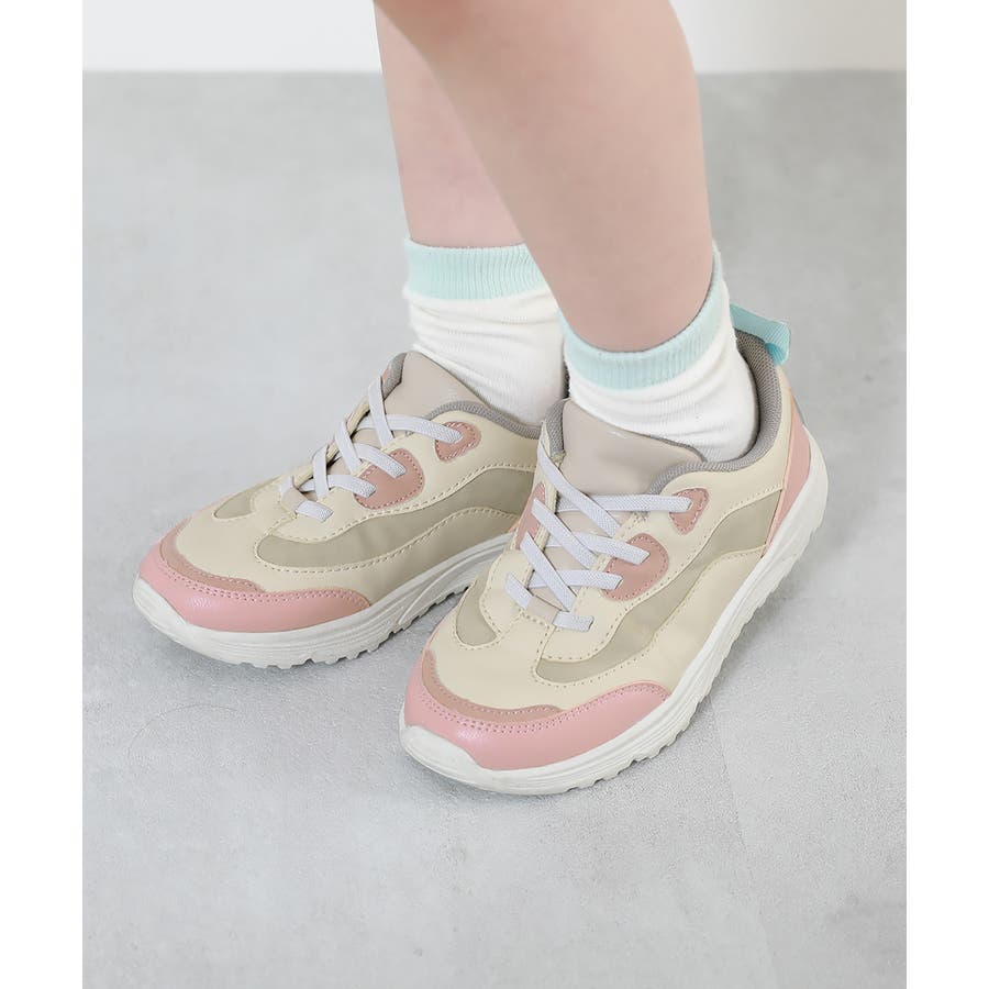 撥水 ボリュームスニーカー 子供服[品番：VR000009653