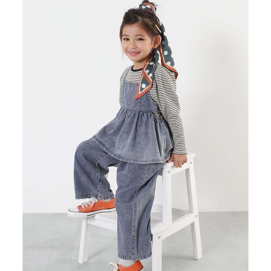 ライトオンス デニムセットアップ 子供服[品番：VR000010163