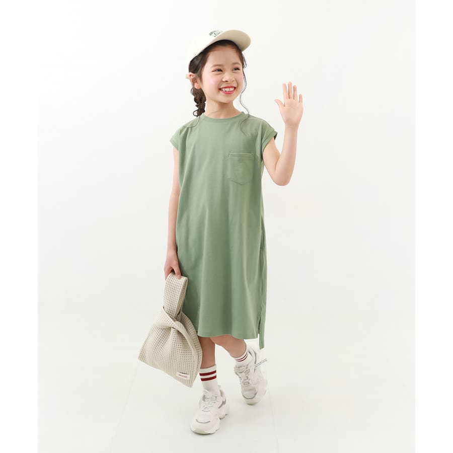 ボックスタンクワンピース 子供服 キッズ[品番：VR000010076