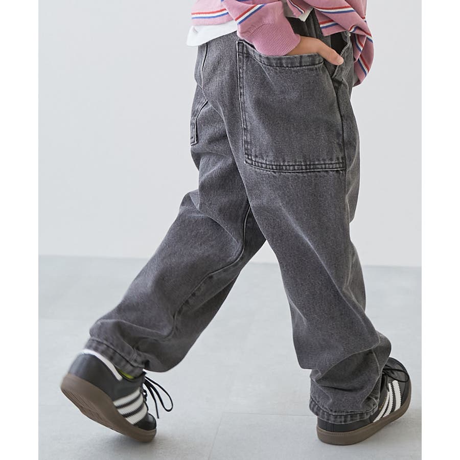 ダッドポケット ケミカルデニム ワークパンツ[品番：VR000010349