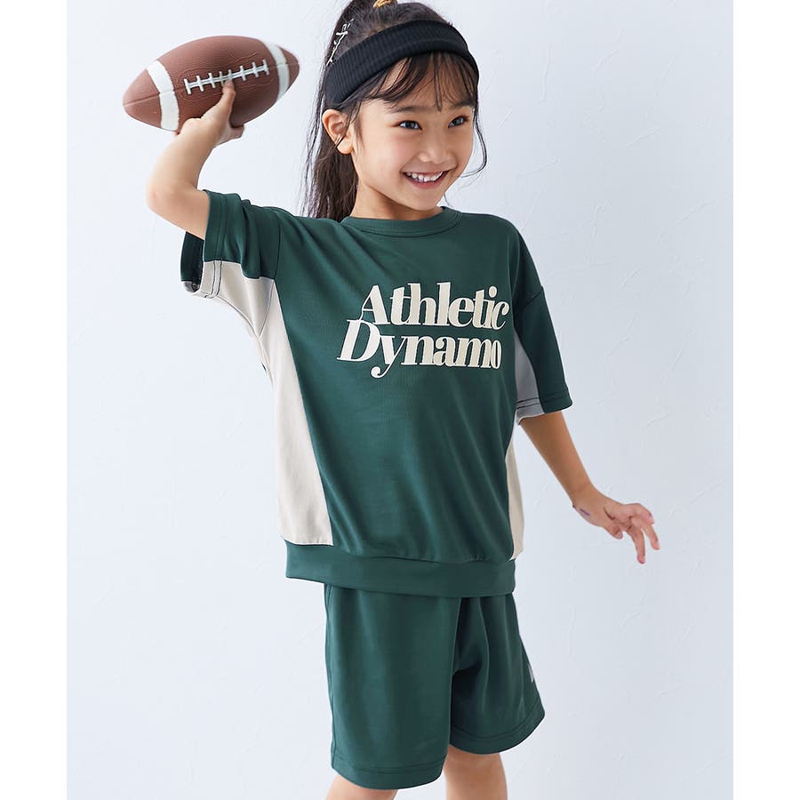 速乾 サラっとストレッチメッシュ おしゃれスポーツセットアップ