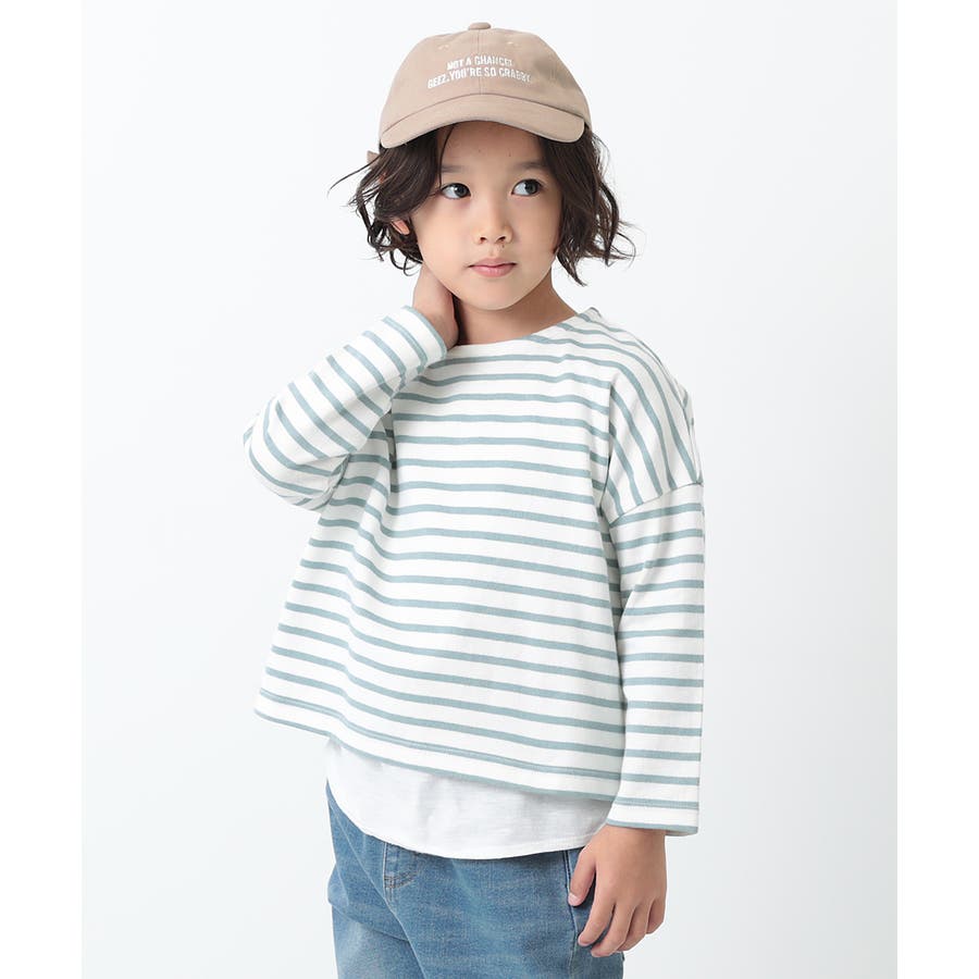 ロゴ入りローキャップ 子供服 キッズ 男の子 女の子 帽子[品番