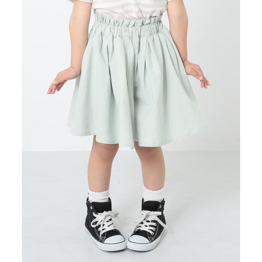 スカート風ウエストフリルキュロット 子供服  キッズ[品番：VR000008927]｜devirock（デビロック）のキッズファッション通販｜SHOPLIST（ショップリスト）