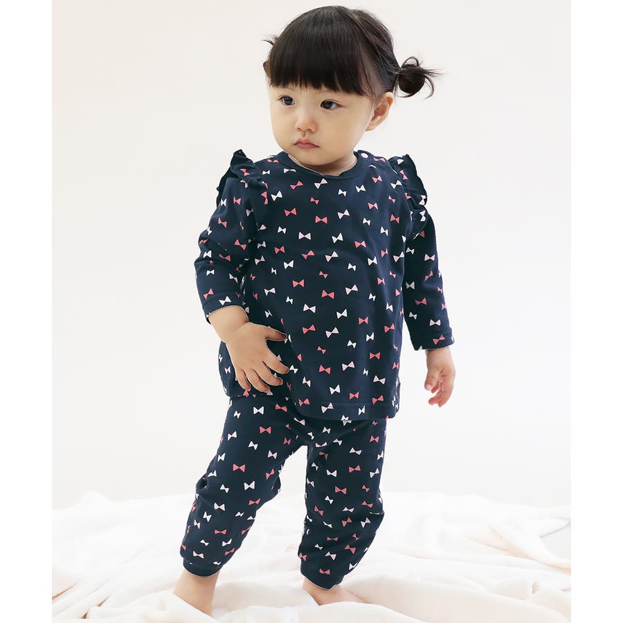ガールズベビー 長袖ルームウェア  子供服[品番：VR000009099]｜devirock（デビロック）のキッズファッション通販｜SHOPLIST（ショップリスト）