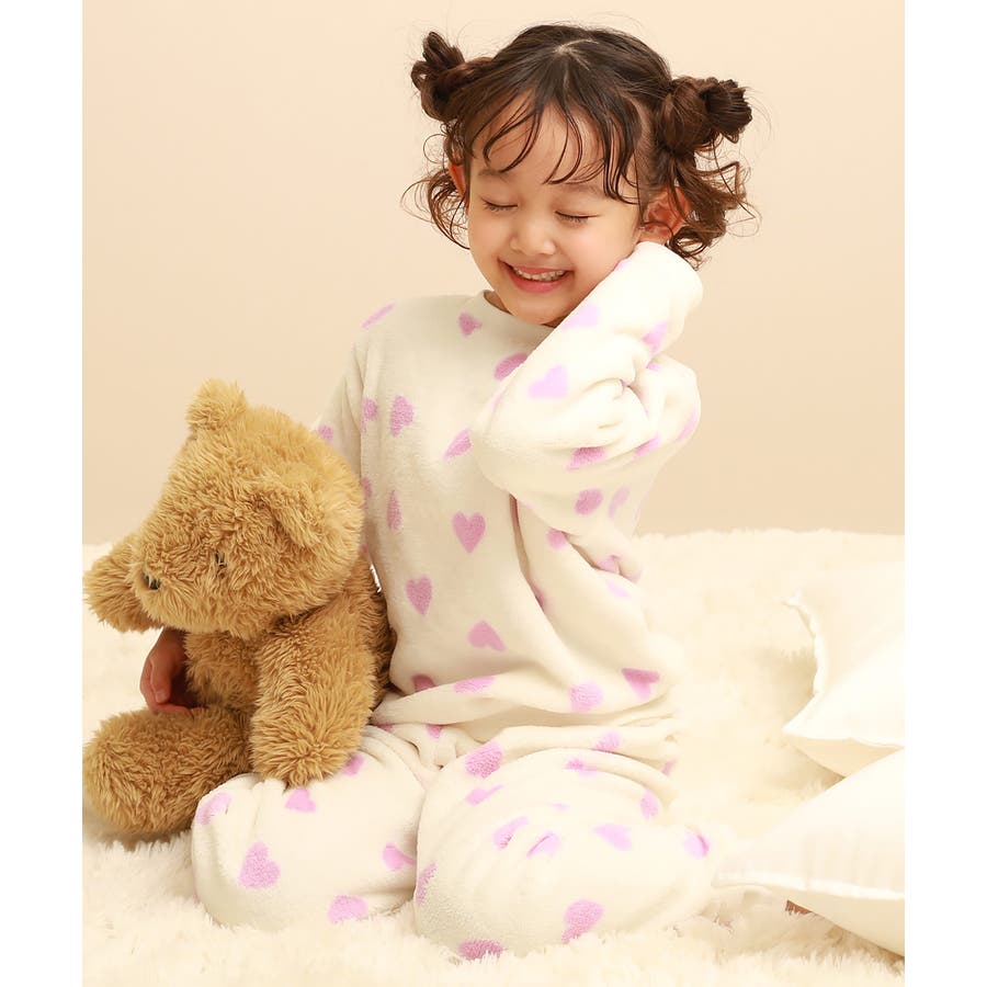 ガールズ フリースルームウェア 子供服 キッズ 女の子 ルームウェア パジャマ[品番：VR000009197]｜devirock（デビロック）のキッズ ファッション通販｜SHOPLIST（ショップリスト）