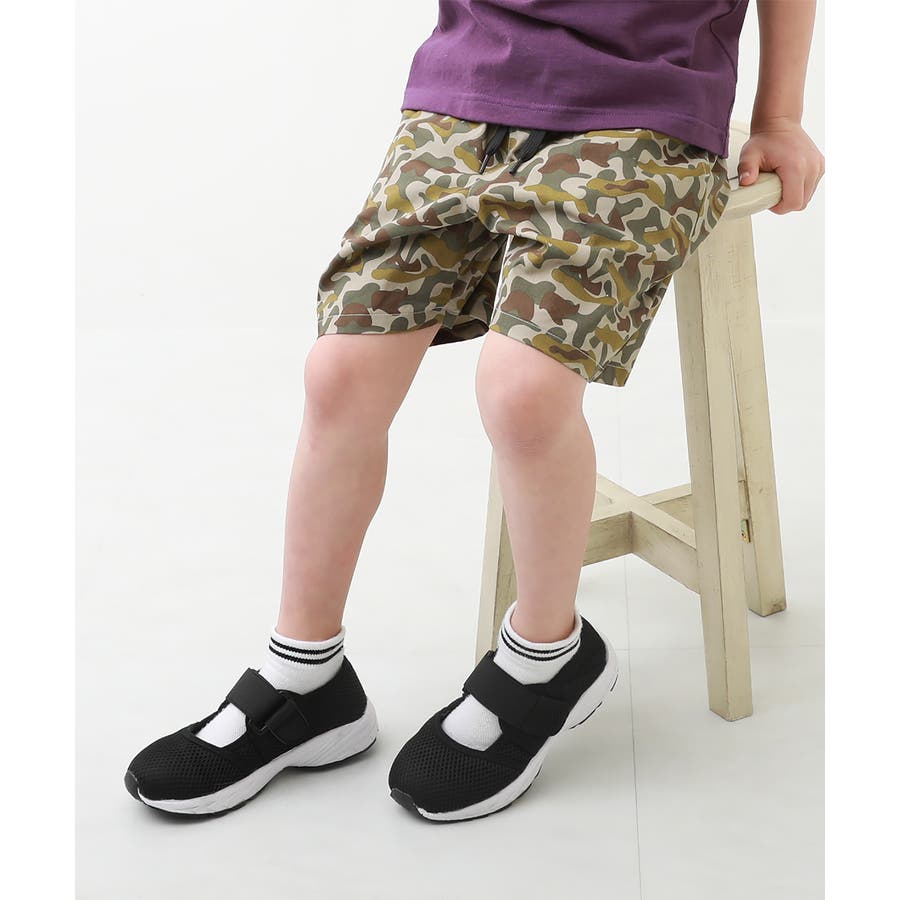 2024公式店舗 総柄プリントハーフパンツ キッズ[品番：VR000009417 子供服 トップス