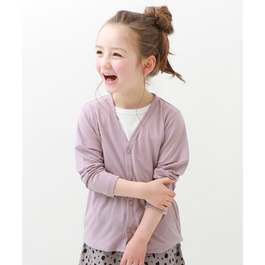 UVカットカーディガン 子供服 キッズ[品番:VR000009327 UVカットカーディガン 子供服 キッズ[品番:VR000009327