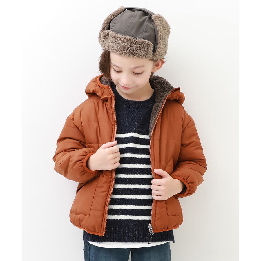 洗える 2WAYリバーシブル アウトドアボアジャケット[品番