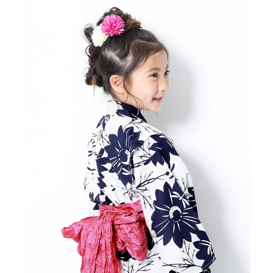 浴衣 兵児帯2点セット 子供服 キッズ 女の子 浴衣・甚平[品番：VR000008602]｜devirock（デビロック）のキッズ ファッション通販｜SHOPLIST（ショップリスト）