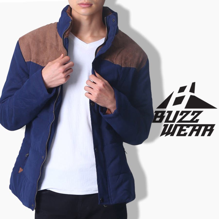 BUZZ WEAR バイカラー中綿ジャケット[品番：NM000017502