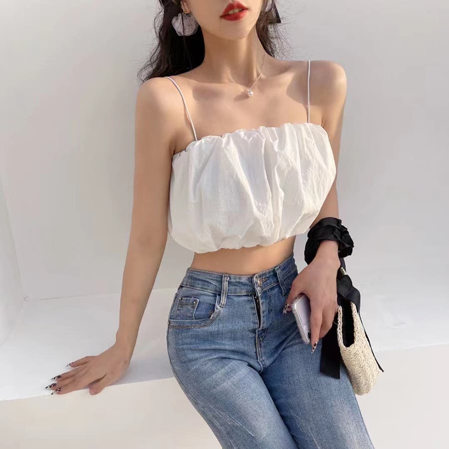 クシュっとボリュームが大人可愛い。ギャザーボリューム