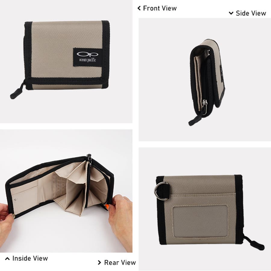 二つ折り財布 軽い コンパクト[品番：EMNB0001313]｜e-mono kids