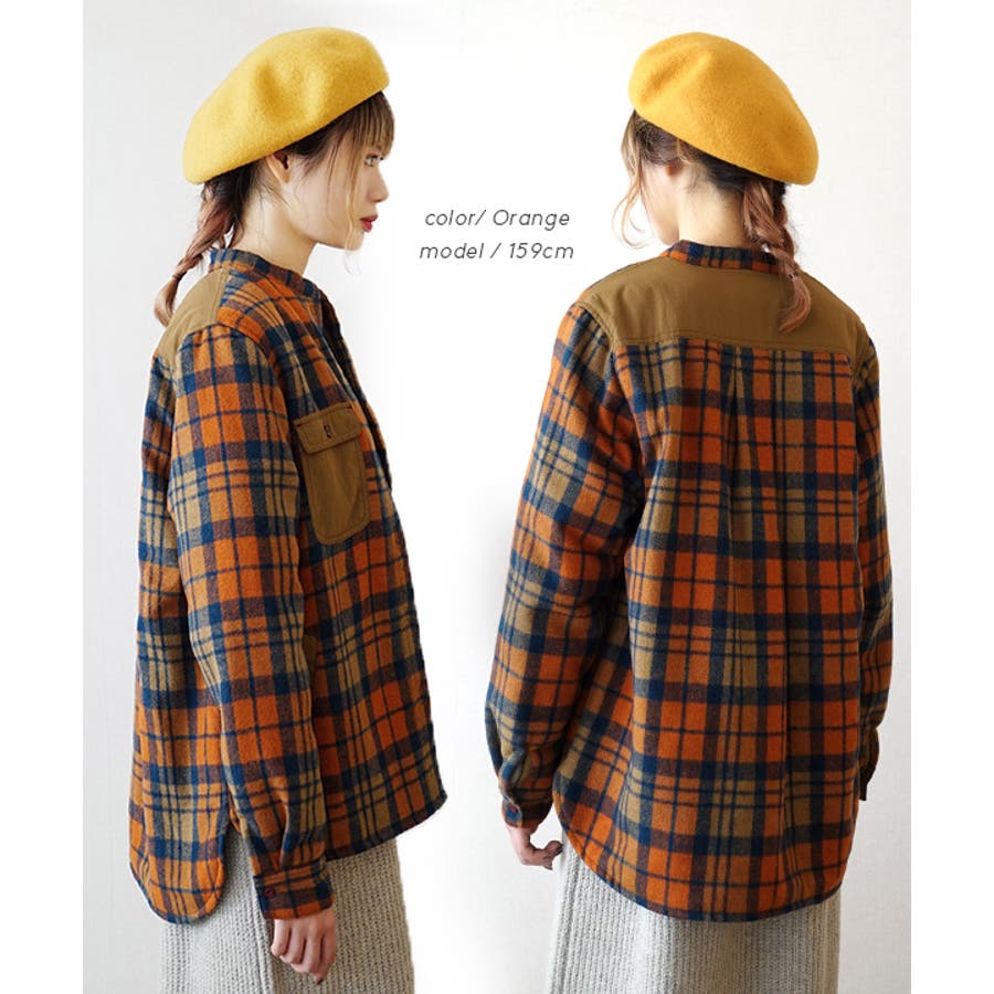 中綿入り フランネルチェック シャツジャケット[品番：EZ000009124]｜e-zakkamania stores（イーザッカマニアストアーズ ）のレディースファッション通販｜SHOPLIST（ショップリスト）