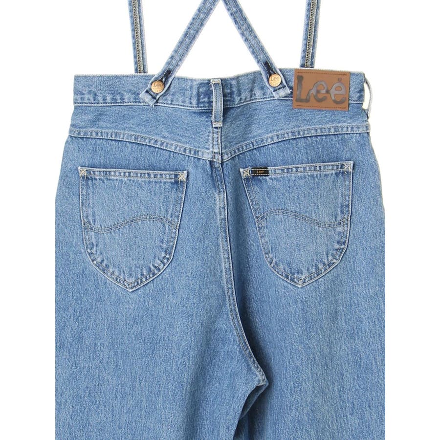 Lee×earthサスペンダー付きデニムパンツ[品番：EMEW0009278
