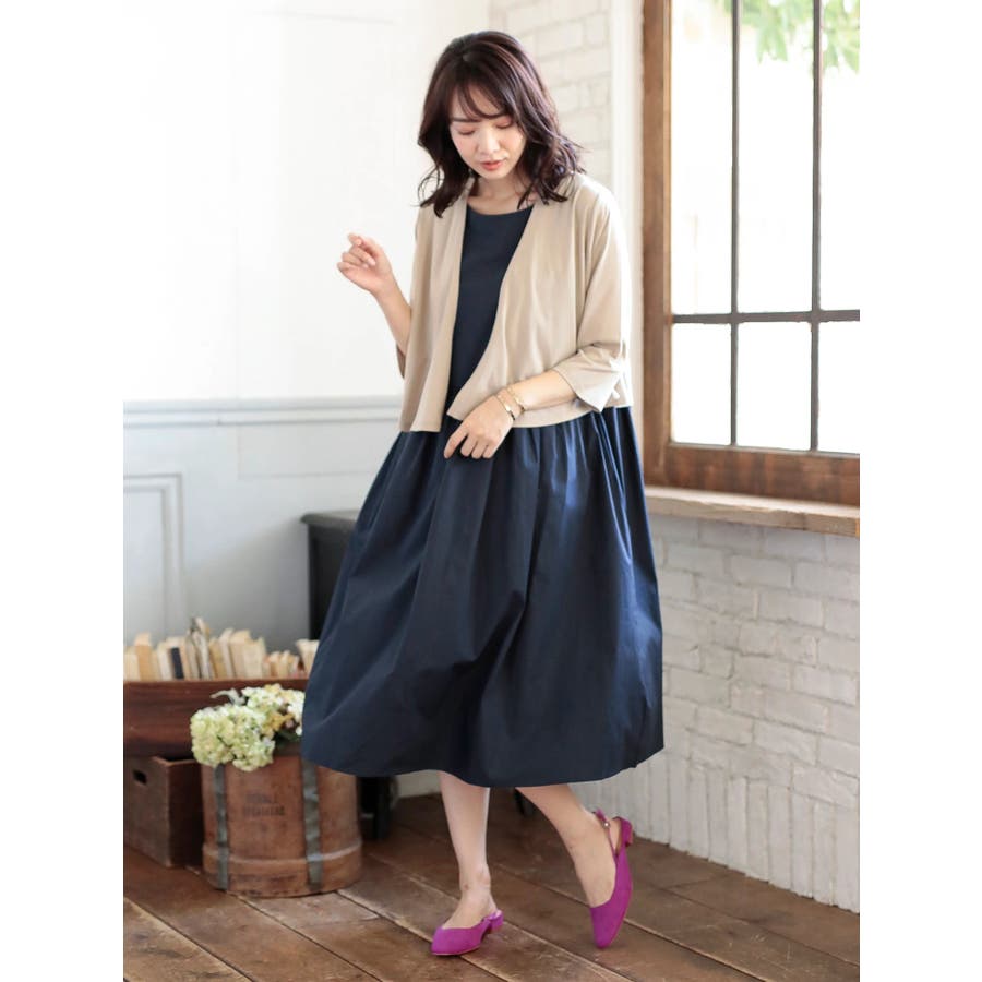 Set2点 ノースリーブワンピース カーディガン 品番 Emew Earth Music Ecology アースミュージックアンドエコロジー のレディースファッション通販 Shoplist ショップリスト