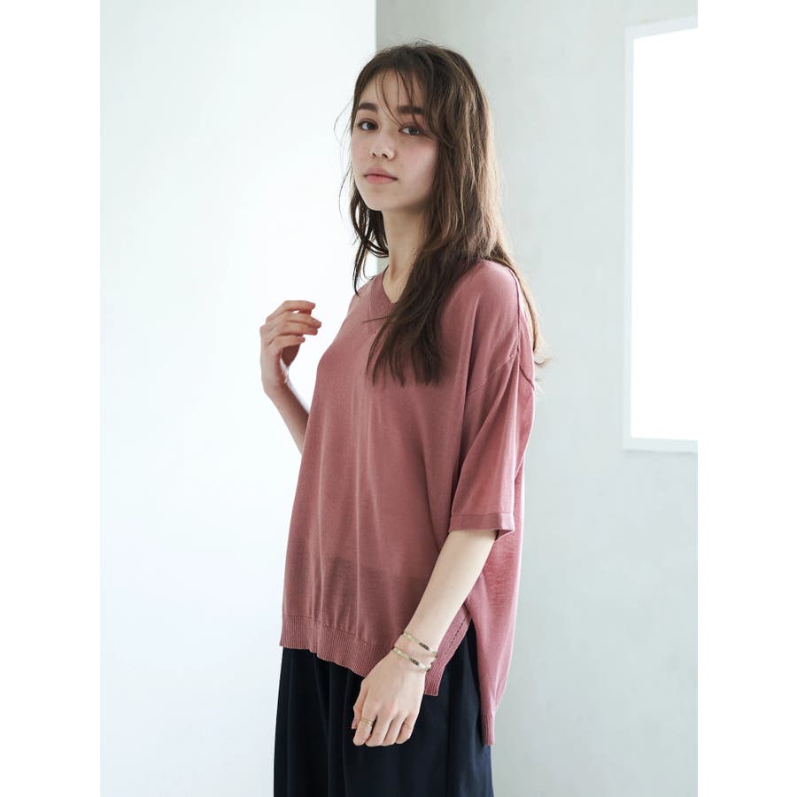 シアーvネックニットプルオーバー 品番 Emew Earth Music Ecology アース ミュージックアンドエコロジー のレディースファッション通販 Shoplist ショップリスト