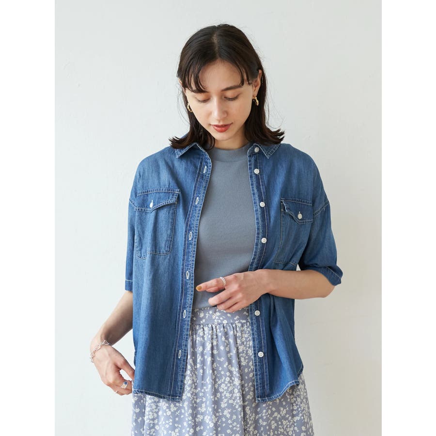 半袖デニムシャツ 品番 Emew Earth Music Ecology アースミュージックアンドエコロジー のレディース ファッション通販 Shoplist ショップリスト 半袖デニムシャツ 品番 Emew Earth Music Ecology アースミュージックアンドエコロジー のレディース ファッション通販 Shoplist ショップリスト