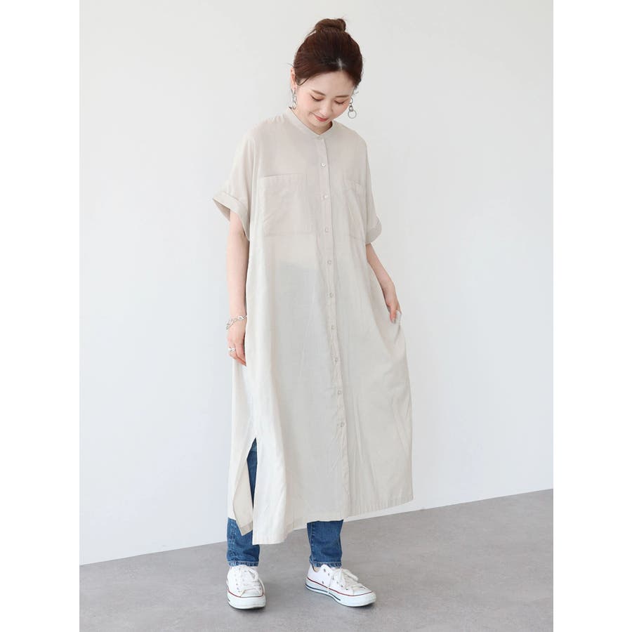 Wポケット前開きシャツワンピース 品番 Ehew American Holic アメリカンホリック のレディースファッション通販 Shoplist ショップリスト