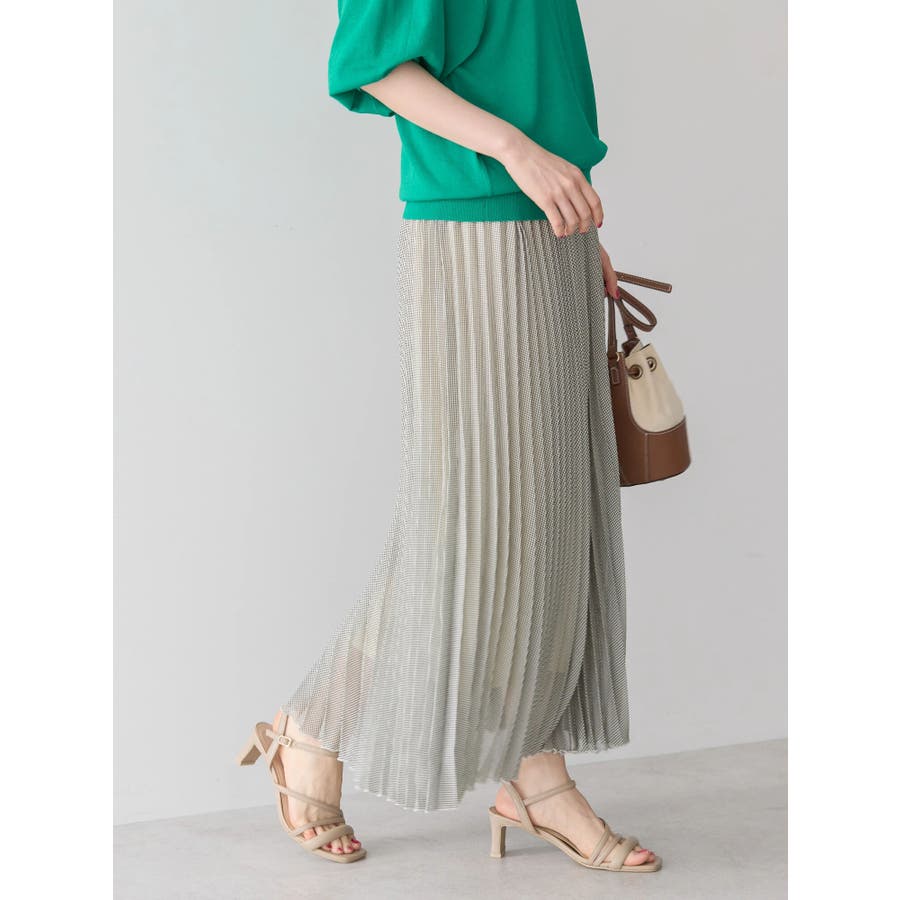 丈違いギンガムプリーツスカート[品番：EHEW0043871]｜AMERICAN HOLIC  