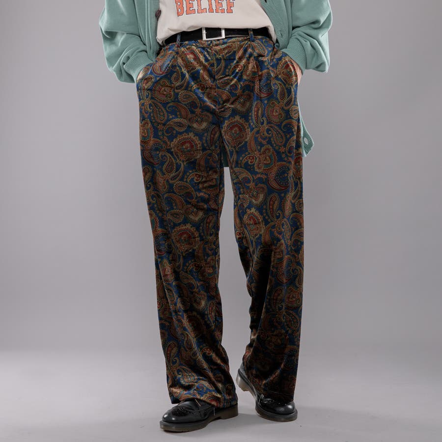 PAISLEY VELOR BALLOON PANTS | TIGHTBOOTH - タイトブース