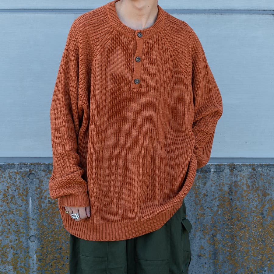 kutir】ヘンリーネックニット[品番：KTRW0021523]｜kutir