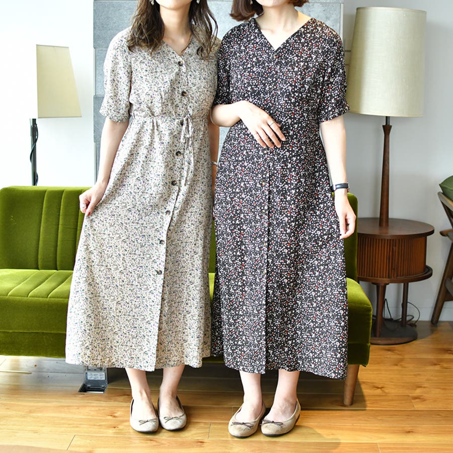 リンクコーデ専門ブランド ペアペア 花柄 ガウンワンピース レディース 品番 Ktrw Pairpair Women ペアペア のレディースファッション 通販 Shoplist ショップリスト