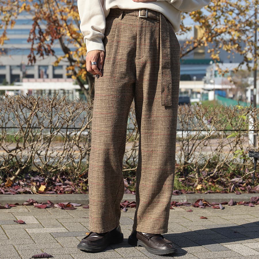 NEAT 18AW WIDE PANTS ガンクラブチェック | watercolor-in-arras.fr