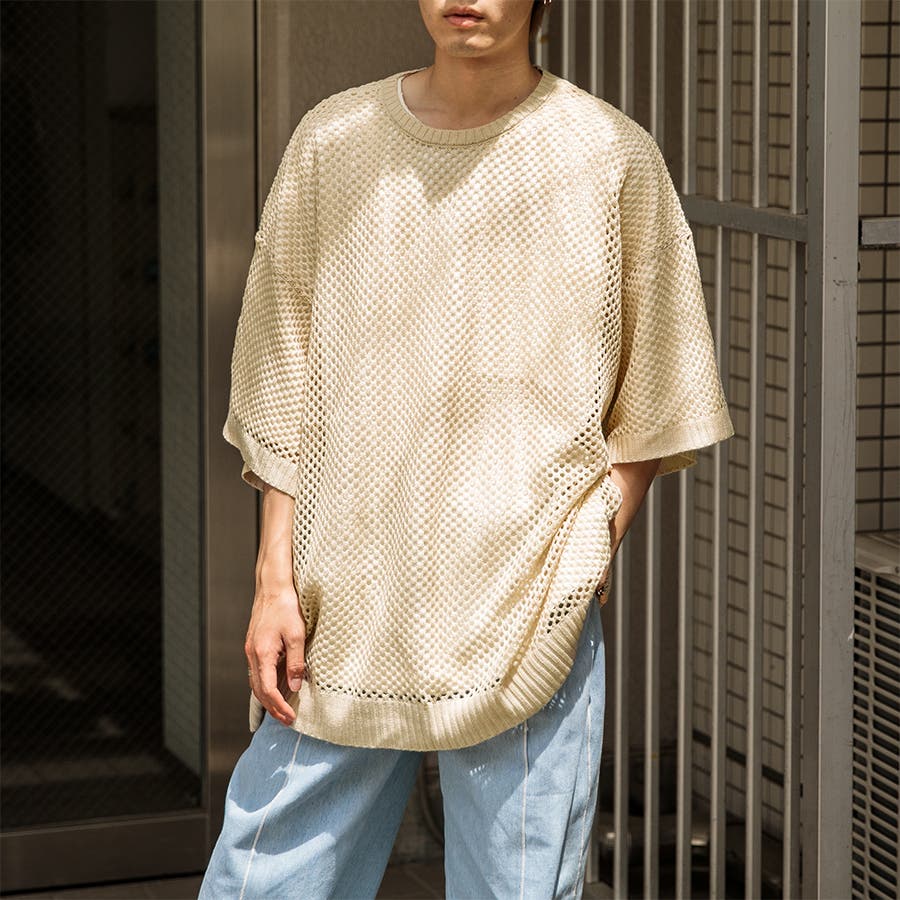 Adoon plain】メッシュニットT[品番：KTRW0020838]｜kutir（クティール