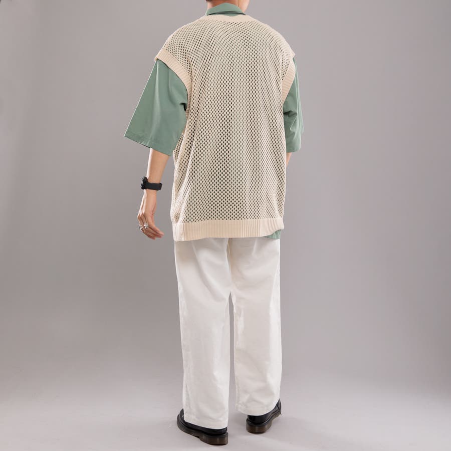 kutir】メッシュニットベスト[品番：KTRW0020847]｜kutir