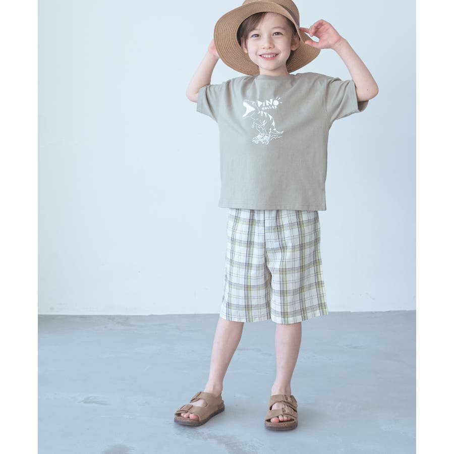 LAPIN HOUSE☆Grey & Blue ジャージープリントトップ☆12-18M-