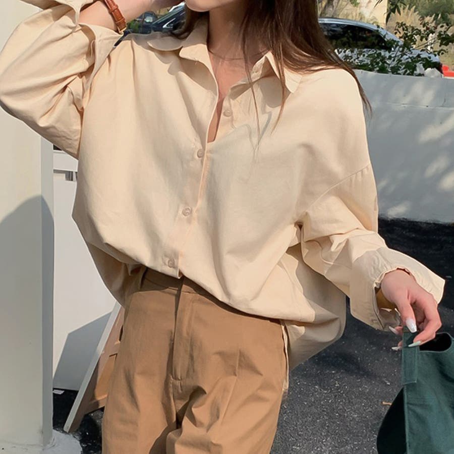 オーバーサイズシャツ【韓国ファッション】【春夏新商品】[品番