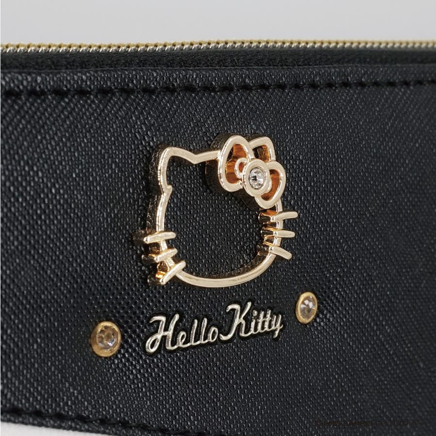 ハローキティ BOXコイン三つ折り財布 ヒョウ柄スリーレザー財布