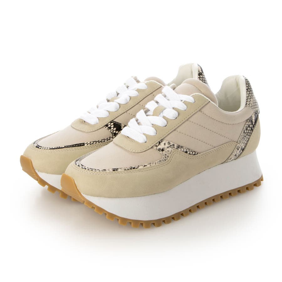レースアップ4.5cmスニーカー[品番：EVOW0001173]｜EVOL