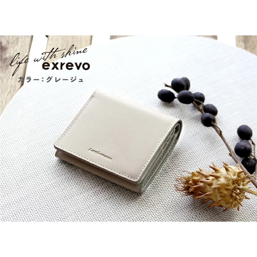 二つ折り財布 本革 レディース 品番 Exre Exrevo エクレボ のレディースファッション通販 Shoplist ショップリスト