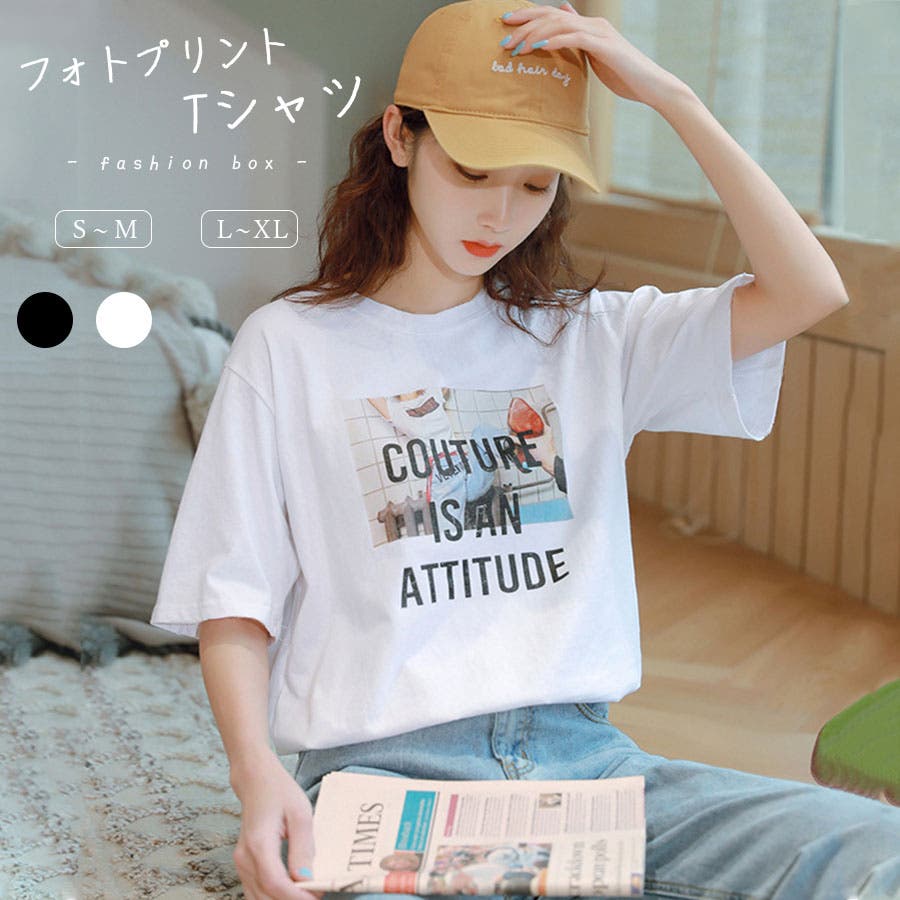 フォトプリントtシャツ 21 新作 品番 Fsbw Fashion Box ファッションボックス のレディースファッション通販 Shoplist ショップリスト