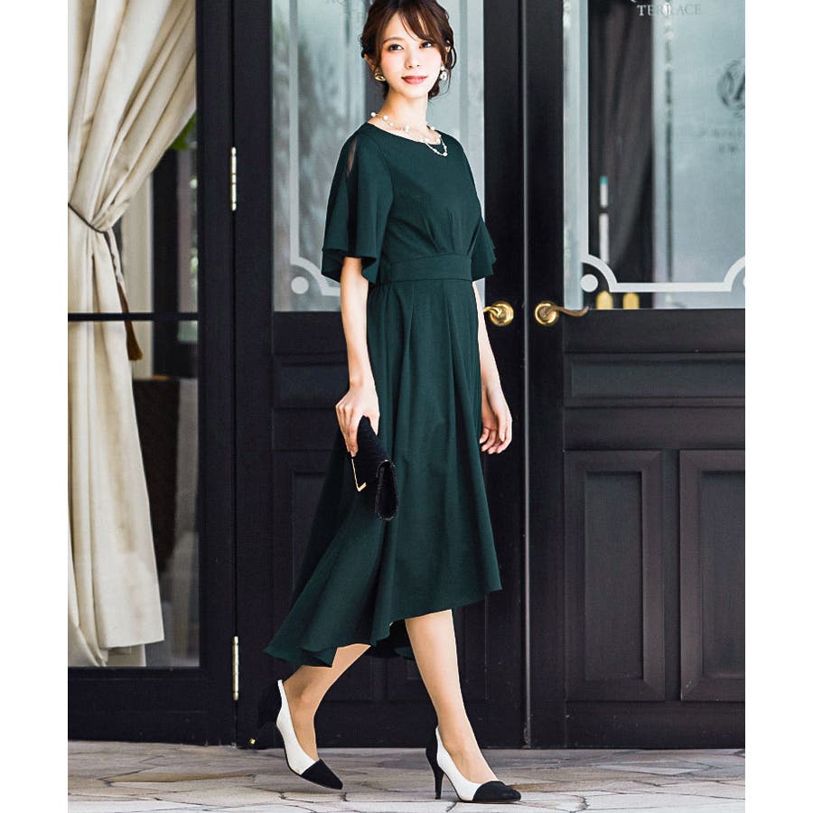ー品販売 ドレス 深い緑色 ワンピース ドレス News Elegantsite Gr