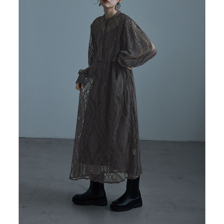 etoll エトル 2wayレイヤード風レースドレス[品番：FT000007067]｜Fashion  Letter（ファッションレター）のレディースファッション通販｜SHOPLIST（ショップリスト）