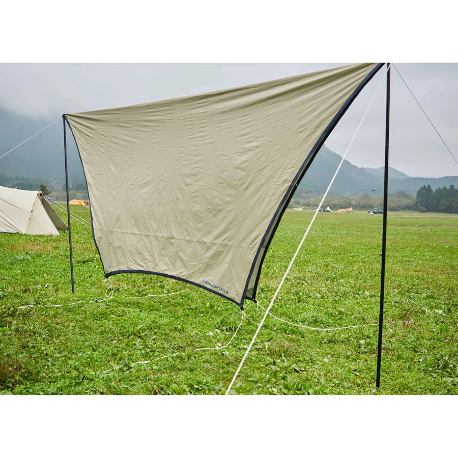 新品★ホールアース　ヘキサタープ　おまけハンマー付きヘキサタープ III + WE2TDA61-GREIGE-01_1c7f86d1-