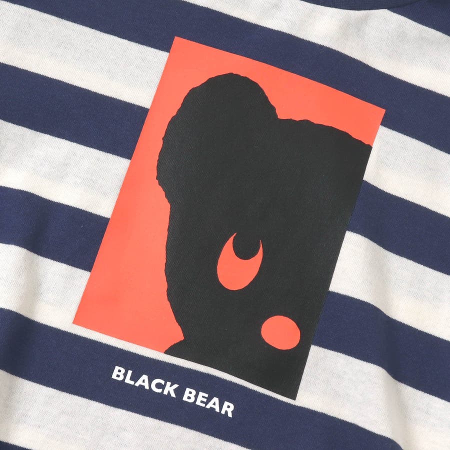 WEB限定 BLACK BEAR Tシャツ(ブラック・ベア)[品番：FOKK0006116