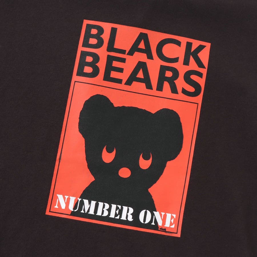 WEB限定 BLACK BEAR Tシャツ(ブラック・ベア)[品番：FOKK0006116