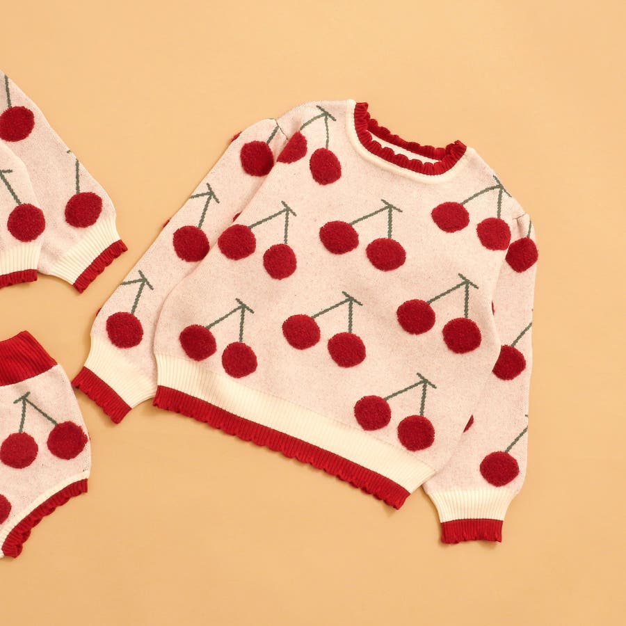 さくらんぼのお洋服 オーダーページ リンク】さくらんぼニット[品番：FOKK0017938]｜F.O.Online Store